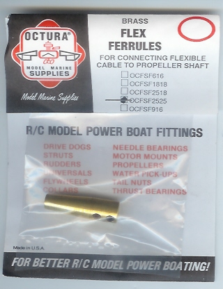 OCTURA Connecting Ferrule OCFSF2525 for 1/4" to 1/4"